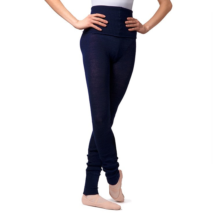 T0105 Bloch Full Length Roll Waist Womens Warmup Pant Bloch Australia 7116