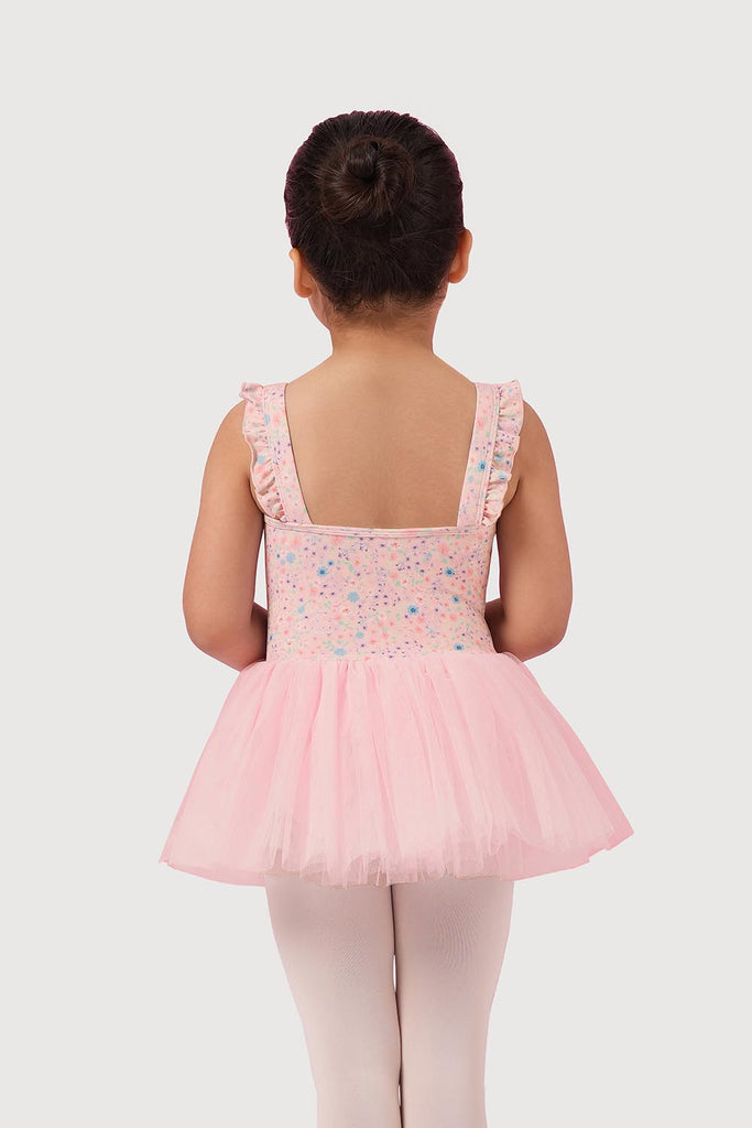  LM51240G - Mirella Ditsy Floral Frill Strap Girls Tutu Dress in  colour
