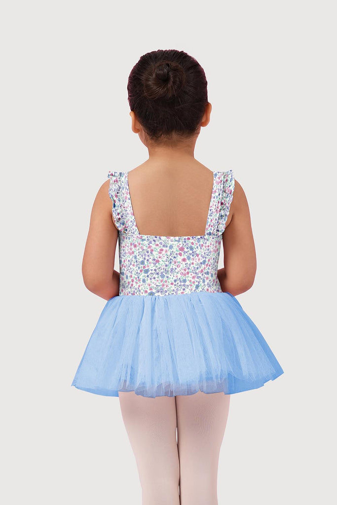  LM51240G - Mirella Ditsy Floral Frill Strap Girls Tutu Dress in  colour
