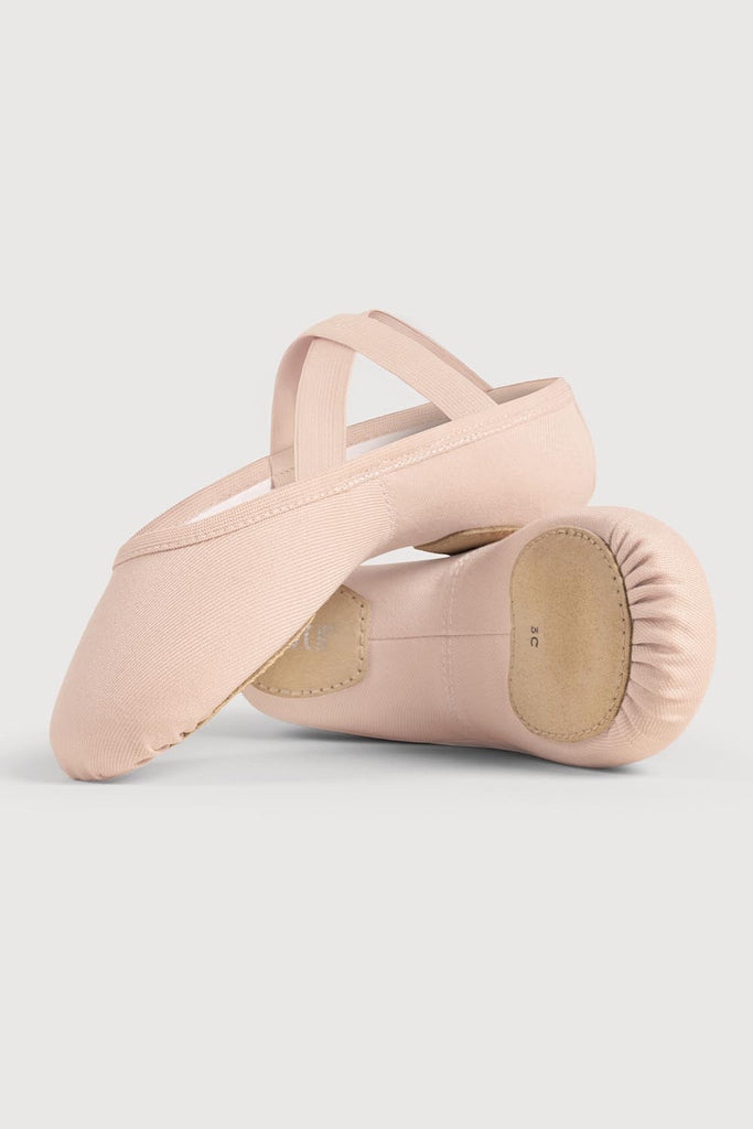  S0284G - Bloch Performa Stretch Canvas Childrens Ballet Flat in  colour
