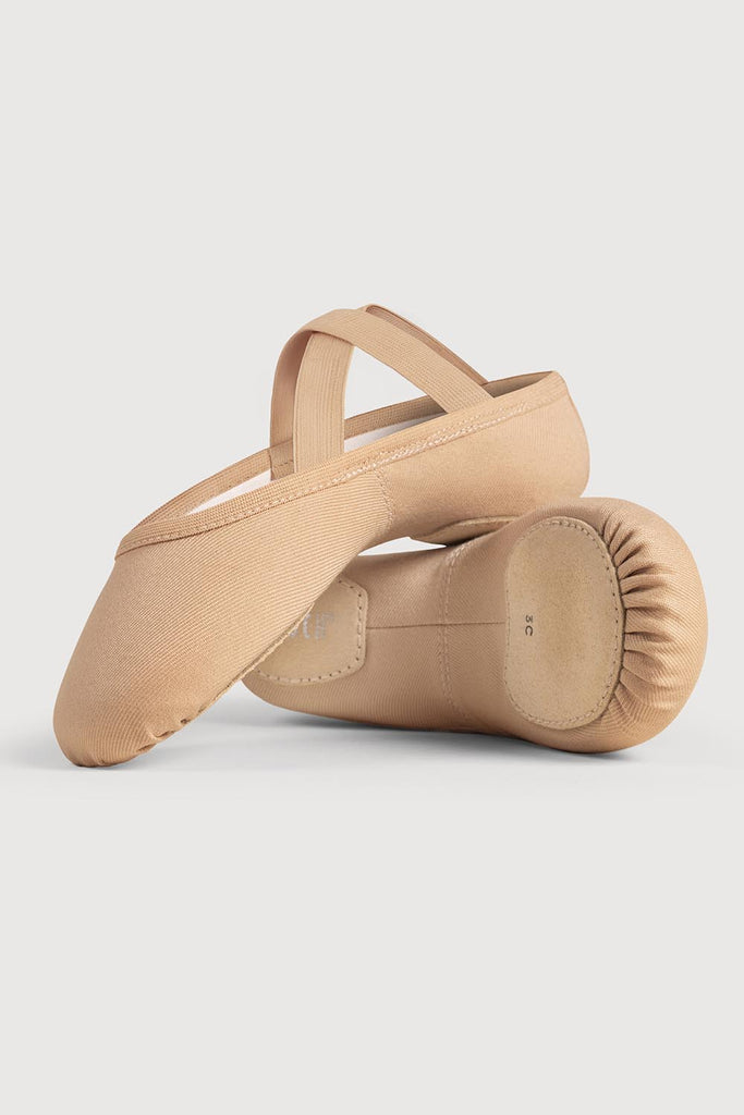  S0284G - Bloch Performa Stretch Canvas Childrens Ballet Flat in  colour
