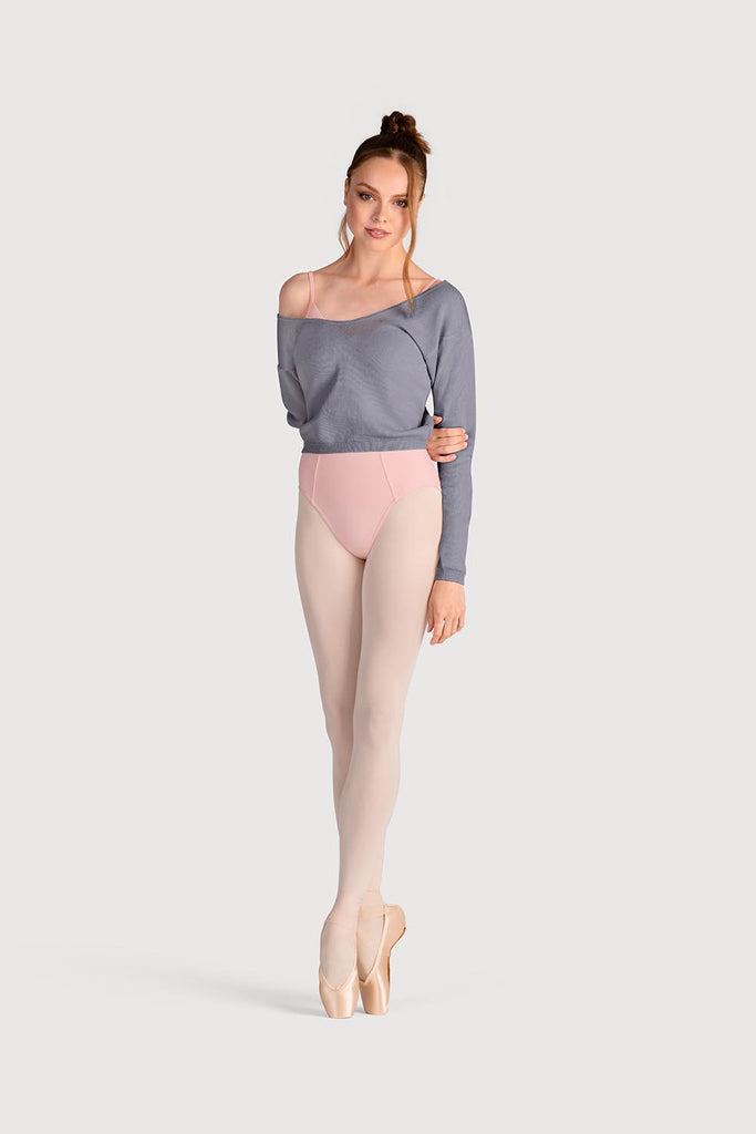  Z0143 - Bloch Overt Cropped Long Sleeve Womens Sweater in  colour
