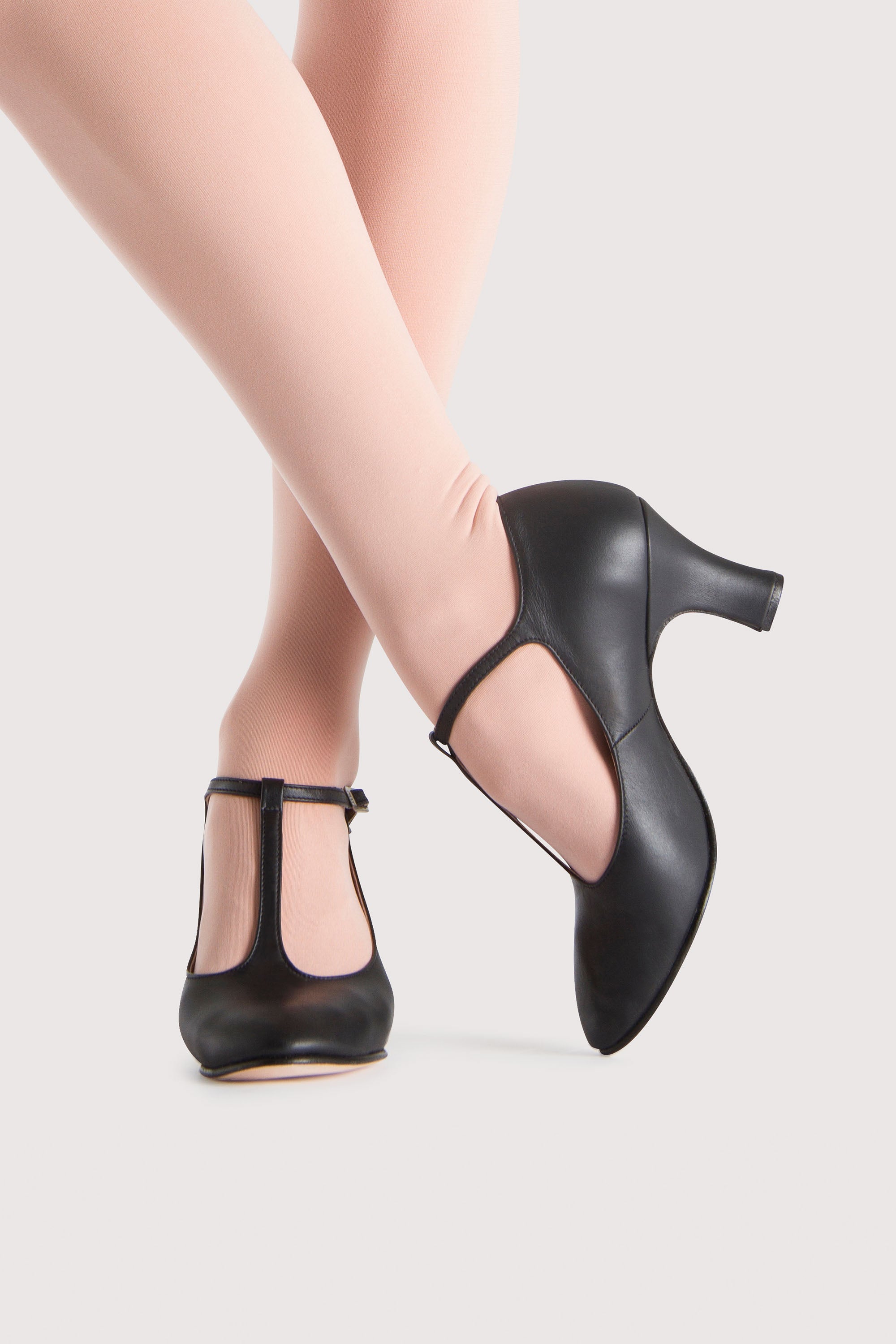 Alemana - Satin Open Toe Lace Up Dance Shoe - 3 inch Flared Heels - Burju  Shoes